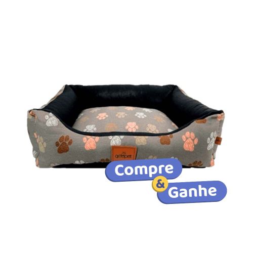 Cama Pata Grande Cinza - Grife Pet 1