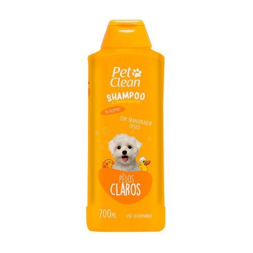 Shampoo e Condicionador Pet Clean Clareador para Cães e Gatos 1