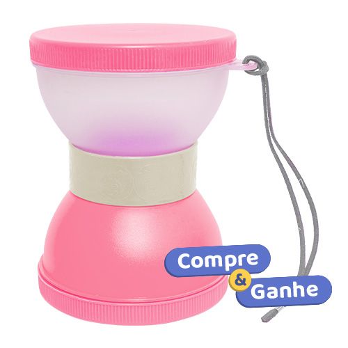 Lancheira Pet Família de Estimação - Cor Rosa