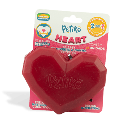 Brinquedo Interativo Coração de Rubi - Tam. P - Petiko