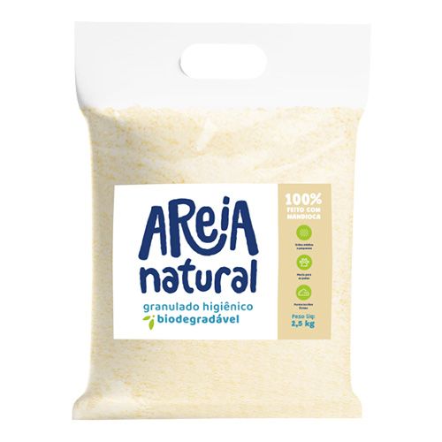 Areia Natural - Granulado Higiênico de Mandioca - Petiko - 2,5Kg 1