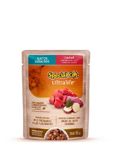 Sache Special Cat Ultralife Adultos - Sabor Carne 1