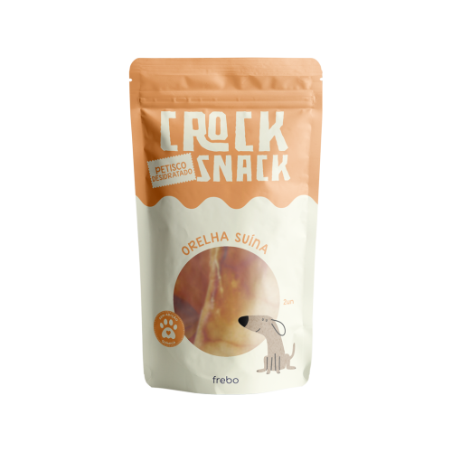 Crock Snack - Orelha Suina - 2 un - Frebo 1