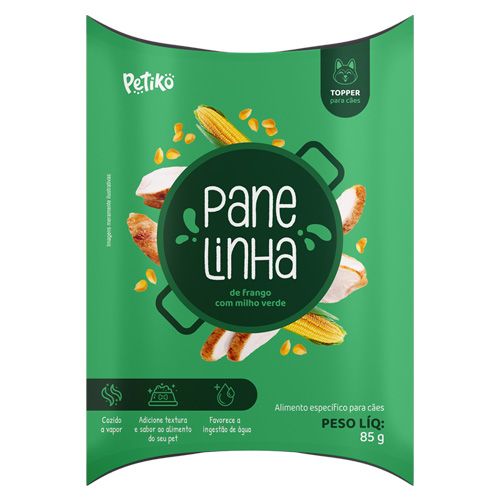 Panelinha sabor Frango e Milho Verde - 85g - Cães - Petiko 1