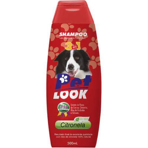 Shampoo Pet Look 3 em 1 Citronela para Cães 1
