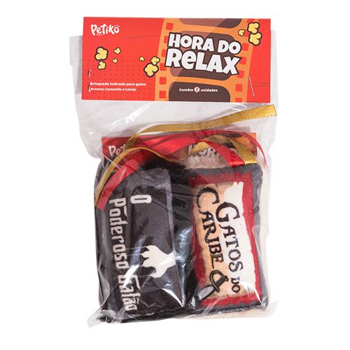 Brinquedo Almofadinhas para Gatos Hora do Relax - Tam. Único - Petiko