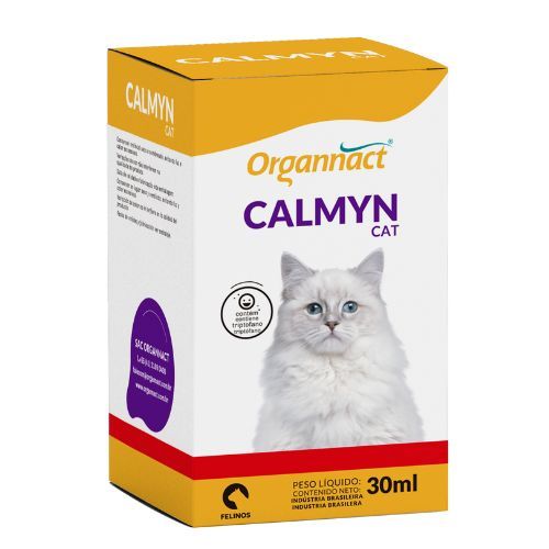 Suplemento Organnact Calmyn Cat - Gatos - 30ml