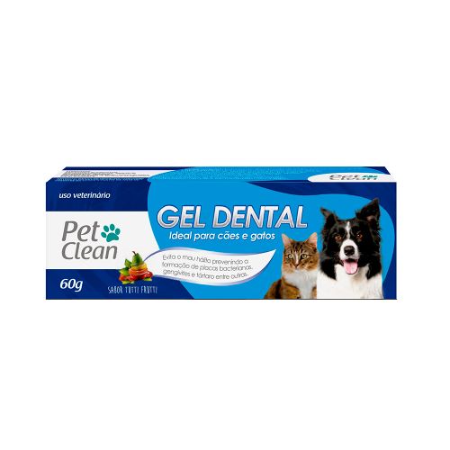 Gel dental Pet Clean Sabor Tutti Frutti - 60g
