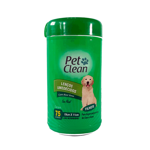 Lenco Umedecido Filhote - Pet Clean 1