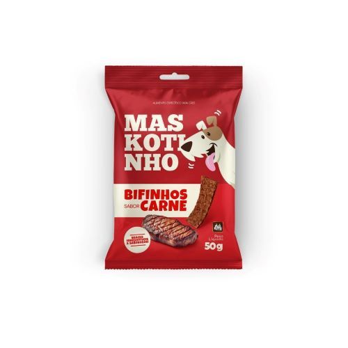 Bifinho Maskotinho - Sabor Carne - 50g - Maskoto 1