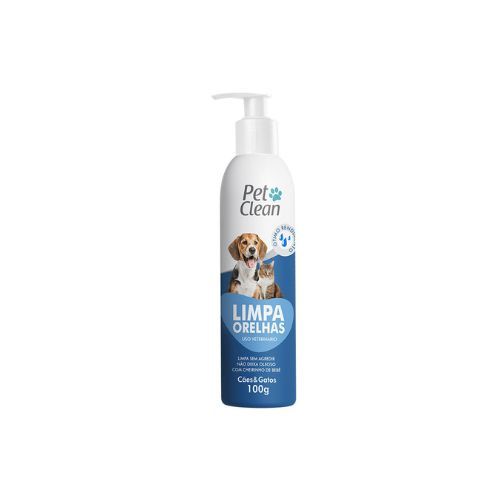 Limpador de Orelha Pet Clean para Cães e Gatos - 100g