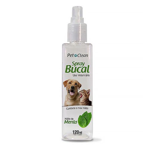 Spray Bucal Pet Clean Sabor Menta - 120ml