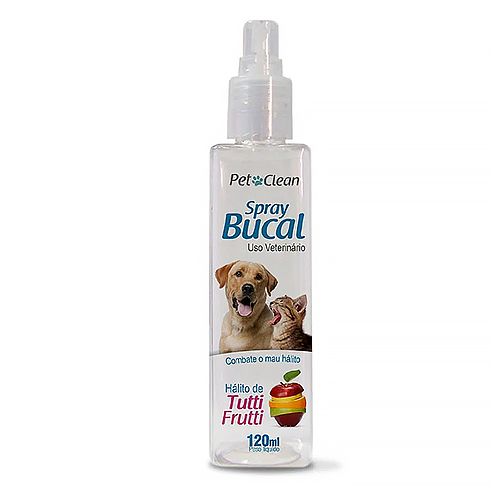 Spray Bucal Pet Clean Sabor Tutti-Frutti - 120ml